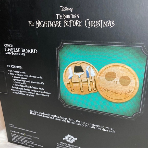 DISNEY DISNEYLAND JACK SKELLINGTON NBC KITCHEN CHEESE CHARCUTERIE WINE CHRISTMAS - Picture 4 of 9